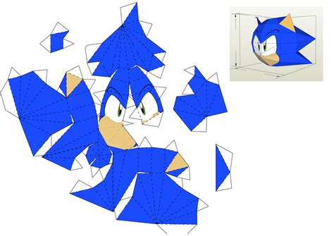 Sonic Papercraft Templates
